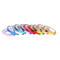 Decorative Tape, Paper, sticky & gold accent, mixed colors 