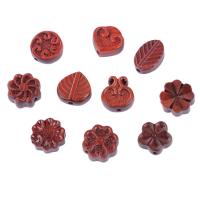 Red Sandalwood Willow Beads, Carved, DIY 