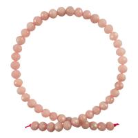 Perles en Quartz Rose naturel, Rond, DIY & normes différentes pour le choix & facettes, rose .35 pouce, Vendu par brin