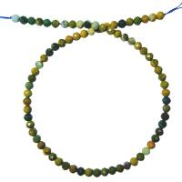 Natural Ocean Agate Beads, Round, DIY & faceted, mixed colors .35 Inch 