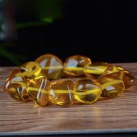 Beeswax Bracelet, Nuggets, polished, Unisex, yellow .09 Inch 