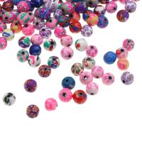 Polymer Clay Jewelry Beads, Round, DIY 