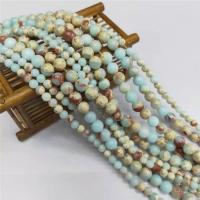 Koreite Beads, Round, polished, DIY blue 