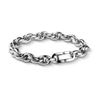 Stainless Steel Chain Bracelets, 304 Stainless Steel, Vacuum Plating, Unisex silver color 