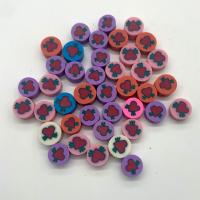 Polymer Clay Jewelry Beads, Round, DIY, mixed colors, 10mm 