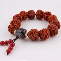 Bodhi Bracelet, polished, for man, red, 20mm Approx 19 cm 