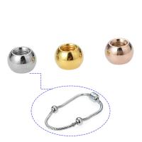 316 Stainless Steel Positioning Bead, Round, Vacuum Ion Plating, DIY 