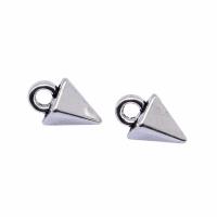 Zinc Alloy Jewelry Pendants, Conical, silver color plated, fashion jewelry, silver color 