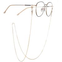 Iron Glasses Chain, plated, anti-skidding .53 Inch 