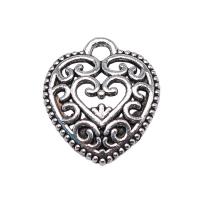Zinc Alloy Heart Pendants, plated, fashion jewelry 