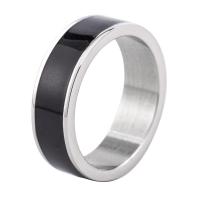 Anillos de Acero Inoxidable, acero inoxidable 316L, unisexo & diverso tamaño para la opción & pegamento de gota, 6.3mm, 1.8mm, tamaño:6-9, Vendido por UD