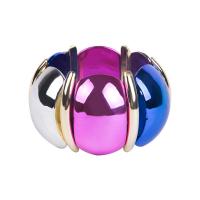 Смола браслеты, канифоль, Винтаж & Женский, разноцветный, 43mm, длина:Приблизительно 7.5 дюймовый, продается PC