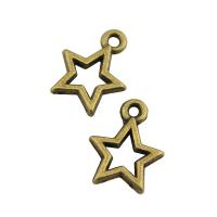 Zinc Alloy Star Pendant, plated, fashion jewelry 12mm 