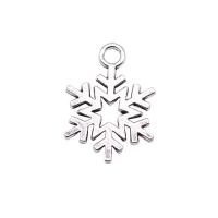 Zinc Alloy Jewelry Pendants, Snowflake, antique silver color plated, vintage & Unisex 
