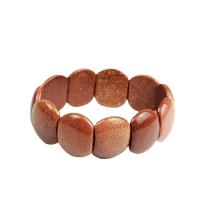 Goldstone Bracelet, polished & for woman, red Approx 7.09 Inch 
