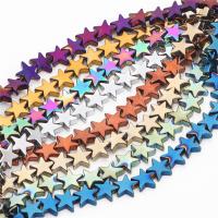 Hematite Beads, Star, plated, DIY 4-8mm 