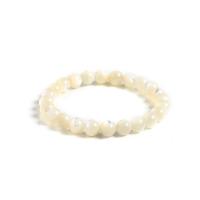 Naturales Shell de la perla pulsera, Concha de perla, diverso tamaño para la opción & para mujer, Blanco, Vendido por UD
