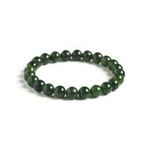 Jasper Stone Bracelet & for woman, green 