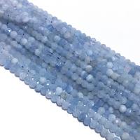 Aquamarin Perlen, Abakus,Rechenbrett, DIY & facettierte, blau, 3x4mm, Länge:ca. 39 cm, verkauft von Strang