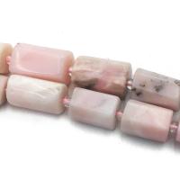 Pink Opal Beads, with Seedbead, Square, DIY, mixed colors Approx 39 cm 