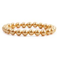 Shell Pearl Bracelet, Round, for woman .09 Inch 