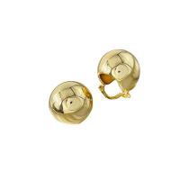 Brass Huggie Hoop Earring, plated, fashion jewelry & for woman 19mm 