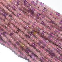 Super-7 Perle, DIY & facettierte, gemischte Farben, Länge:ca. 39 cm, verkauft von Strang