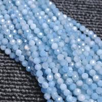 Perles aigue-marine, DIY & facettes, bleu Environ 39 cm, Vendu par brin