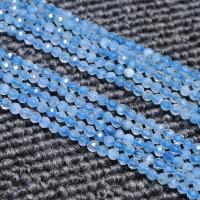 Aquamarin Perlen, DIY & facettierte, blau, Länge:ca. 39 cm, verkauft von Strang