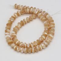 Perles en coquille naturel, abaque, DIY, couleurs mélangées Environ 38 cm, Vendu par brin