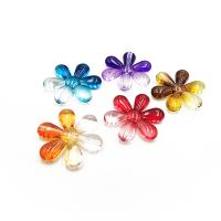 Acrylic Hair Accessories DIY Findings, Flower 31mm, Approx 