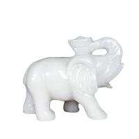 Jade Afghanistan Decoration, Elephant, Carved white, Approx 