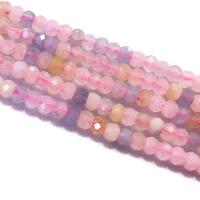 Morganite Beads, Abacus, DIY & faceted, mixed colors .35 Inch 