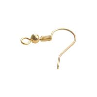 Brass Hook Earwire, plated 