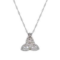 Rhinestone Zinc Alloy Necklace, Star, platinum color plated, for woman & with rhinestone & hollow Approx 17.7 Inch 