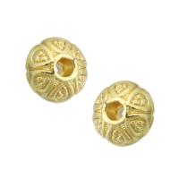 Brass Spacer Beads, gold color plated 