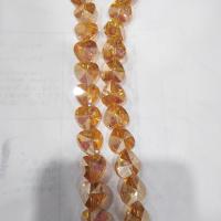 Heart Crystal Beads, DIY & faceted 14mm Approx 38 cm 