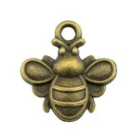 Zinc Alloy Animal Pendants, Bee, plated 