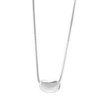 Ожерелье ручной латунные, Латунь, с 925 пробы, Женский, серебряный, длина:45 см, продается PC