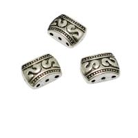 Zinc Alloy Jewelry Beads, plated, DIY & , silver color 