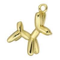 Animal Brass Pendants, Dog, gold color plated, fashion jewelry & DIY, golden Approx 1mm 
