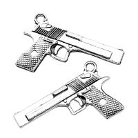 Zinklegierung Pistole Anhänger, plattiert, Vintage & unisex, keine, 45x20mm, verkauft von PC