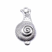 Zinc Alloy Animal Pendants, Snail, silver color plated, fashion jewelry, silver color 