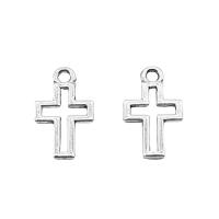 Zinc Alloy Cross Pendants, silver color plated, fashion jewelry, silver color 