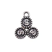 Zinc Alloy Jewelry Pendants, plated, silver color 