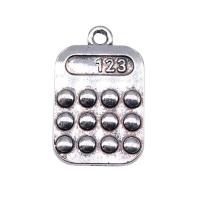 Zinc Alloy Jewelry Pendants, Calculator, plated, silver color 