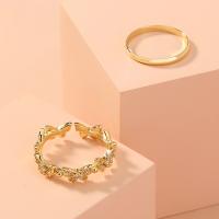 銅 カフ指輪, マイクロパヴェジルコニア & 女性用, 金色, 17mm, 売り手 セット