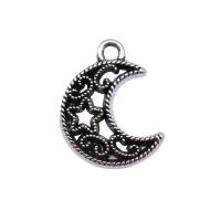 Zinc Alloy Jewelry Pendants, Moon and Star, plated, vintage & Unisex 