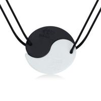 Stone Needle Necklace, fashion jewelry & ying yang & for man, original color, 50mm Approx 11~23 Inch 