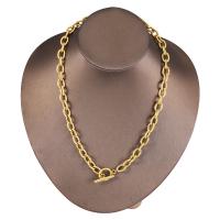 Stainless Steel Chain Necklace, 304 Stainless Steel, Vacuum Plating, fashion jewelry & Unisex .93 Inch 